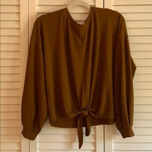 Rust Long Sleeve Top